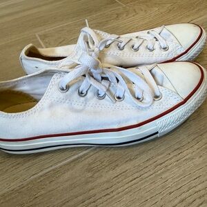 Classic White Canvas Sneakers